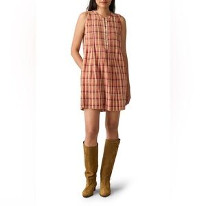Faherty Isha Dress - Sunset Gingham